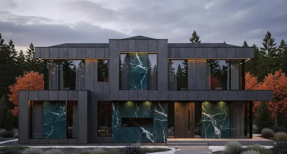 Проект Двухэтажный дом 13 на 9, 158 м2