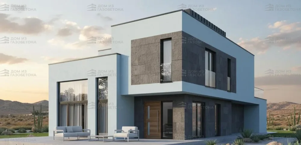 Проект Двухэтажный дом 9 на 19, 189 м2