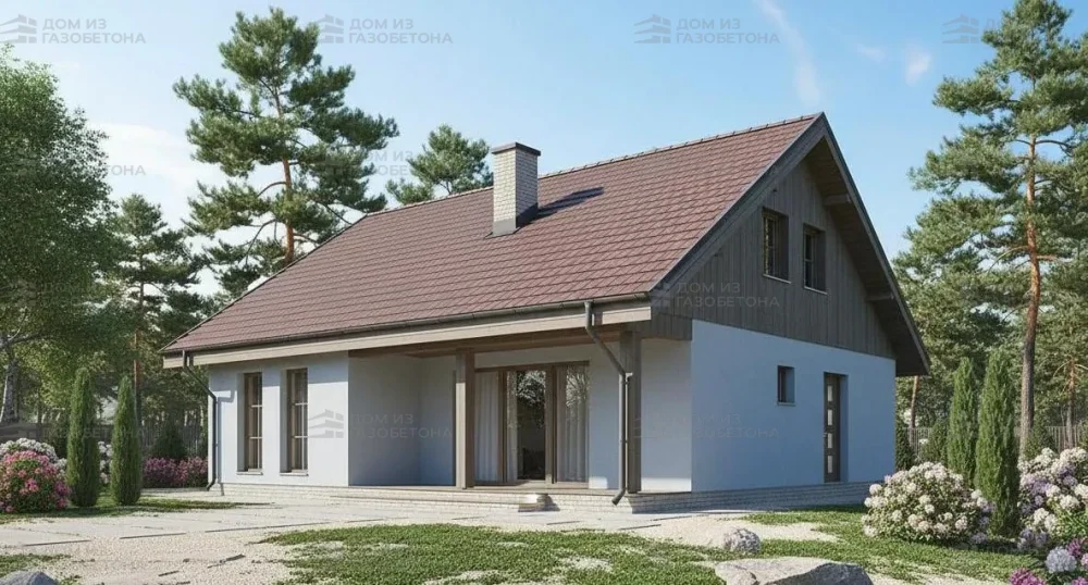 Проект Двухэтажный дом 11 на 13, 164 м2