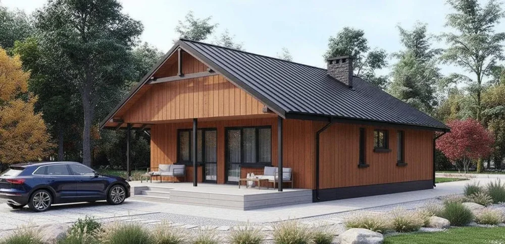 Проект Одноэтажный дом 9 на 13, 85 м2