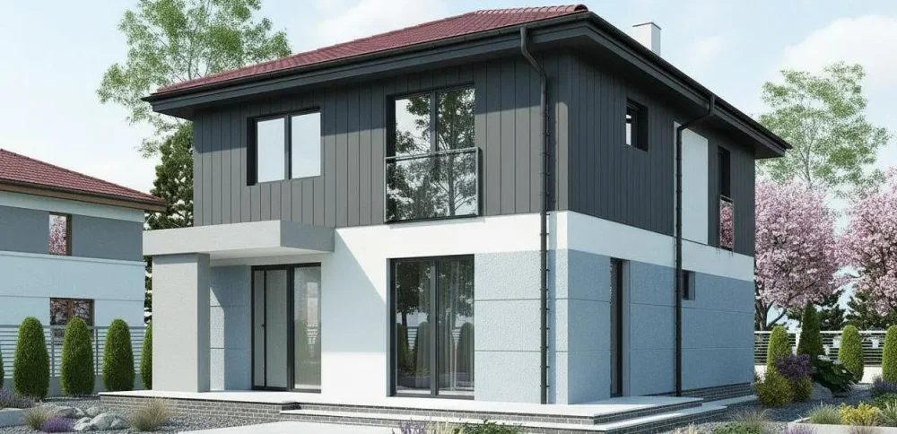 Проект Двухэтажный дом 8 на 14, 138 м2