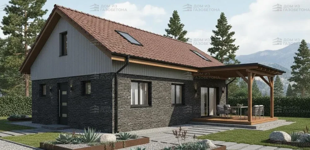 Проект Двухэтажный дом 16 на 10, 137 м2